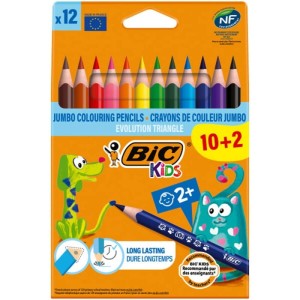 KREDKI OŁÓWKOWE EVOLUTION TRIANGLE 12K