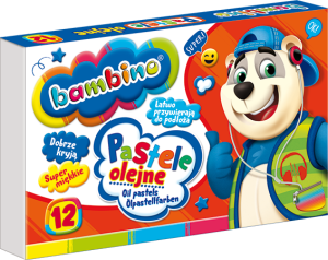 PASTELE OLEJNE BAMBINO 12SZT.