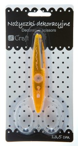NOŻYCZKI DEKORACYJNE 13,5CM