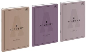 ZESZYT W KRATKĘ A5 60K ACADEMY 3SZT.