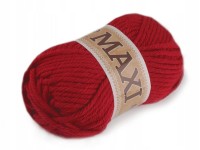 WŁÓCZKA 100G JUMBO MAXI CZERWONY KOLOR 934