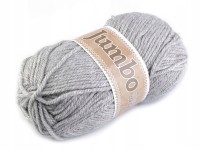 WŁÓCZKA 100G JUMBO SZARY KOLOR 907