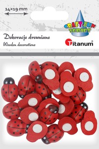 BIEDRONKI Z PRZYLEPCEM 24 SZT.  14x19MM