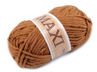 WŁÓCZKA 100G JUMBO MAXI BRĄZOWY KOLOR 946