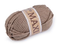 WŁÓCZKA 100G JUMBO MAXI NATURALNY BRĄZ KOLOR 1108