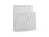 KANWA PLASTIKOWA BAZA DO TOREBKI 19x14x5,5CM BIAŁY