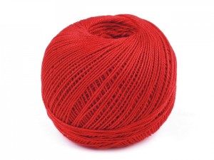  KORDONEK SNEHURKA NITARNA 50x3TEX CZERWONY
