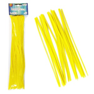 DRUCIKI KREATYWNE WYCIORY 0,6X30CM ŻÓŁTY 40SZT. ALIGA