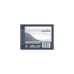 DRUK WNIOSEK O URLOP A6