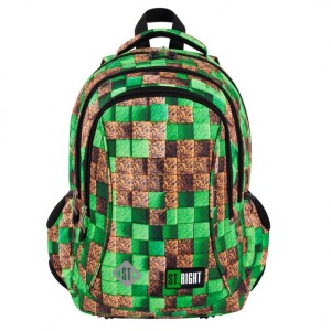 PLECAK 3-KOMOROWY SZKOLNY PIXEL CUBES