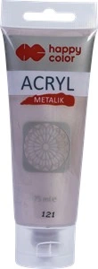 FARBA AKRYLOWA 75ML RÓŻOWE ZŁOTO METALIK NR 121