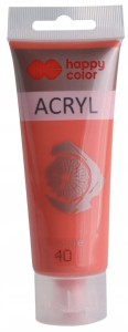 FARBA AKRYLOWA 75ML KORALOWY NR 40