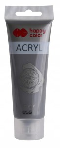 FARBA AKRYLOWA 75ML CIEMNOSZARY ZIELONKAWY NR 855