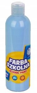FARBA SZKOLNA PLAKATOWA 250ML BŁĘKITNA