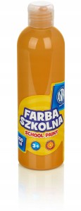 FARBA SZKOLNA PLAKATOWA 250ML JASNA BRĄZOWA