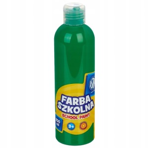 FARBA SZKOLNA PLAKATOWA 250ML ZIELONA JASNA