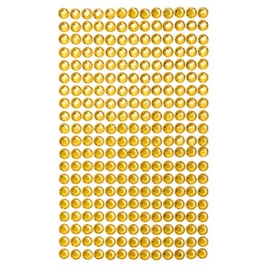 KRYSZTAŁKI SAMOPRZYLEPNE 6MM 260SZT. YELLOW