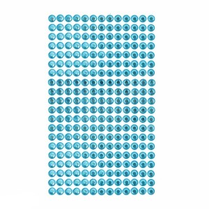 KRYSZTAŁKI SAMOPRZYLEPNE 6MM 260SZT. BLUE