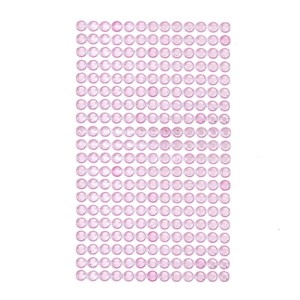 KRYSZTAŁKI SAMOPRZYLEPNE 6MM 260SZT. LIGHT PINK