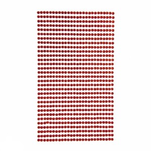 KRYSZTAŁKI SAMOPRZYLEPNE 3MM 806SZT. RED