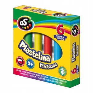PLASTELINA AS ASTRA 6 KOLORÓW