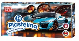 PLASTELINA 12 KOLORÓW AUTA ASTRA