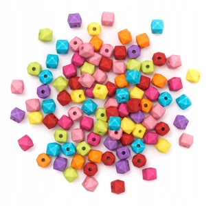 KORALIKI GEOMETRYCZNE KOLOROWE 30G 6X7MM GRKO026
