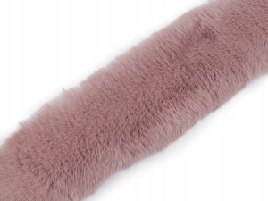 SZTUCZNE FUTERKO PŁASKIE PUDROWY RÓŻ 5CM 1M